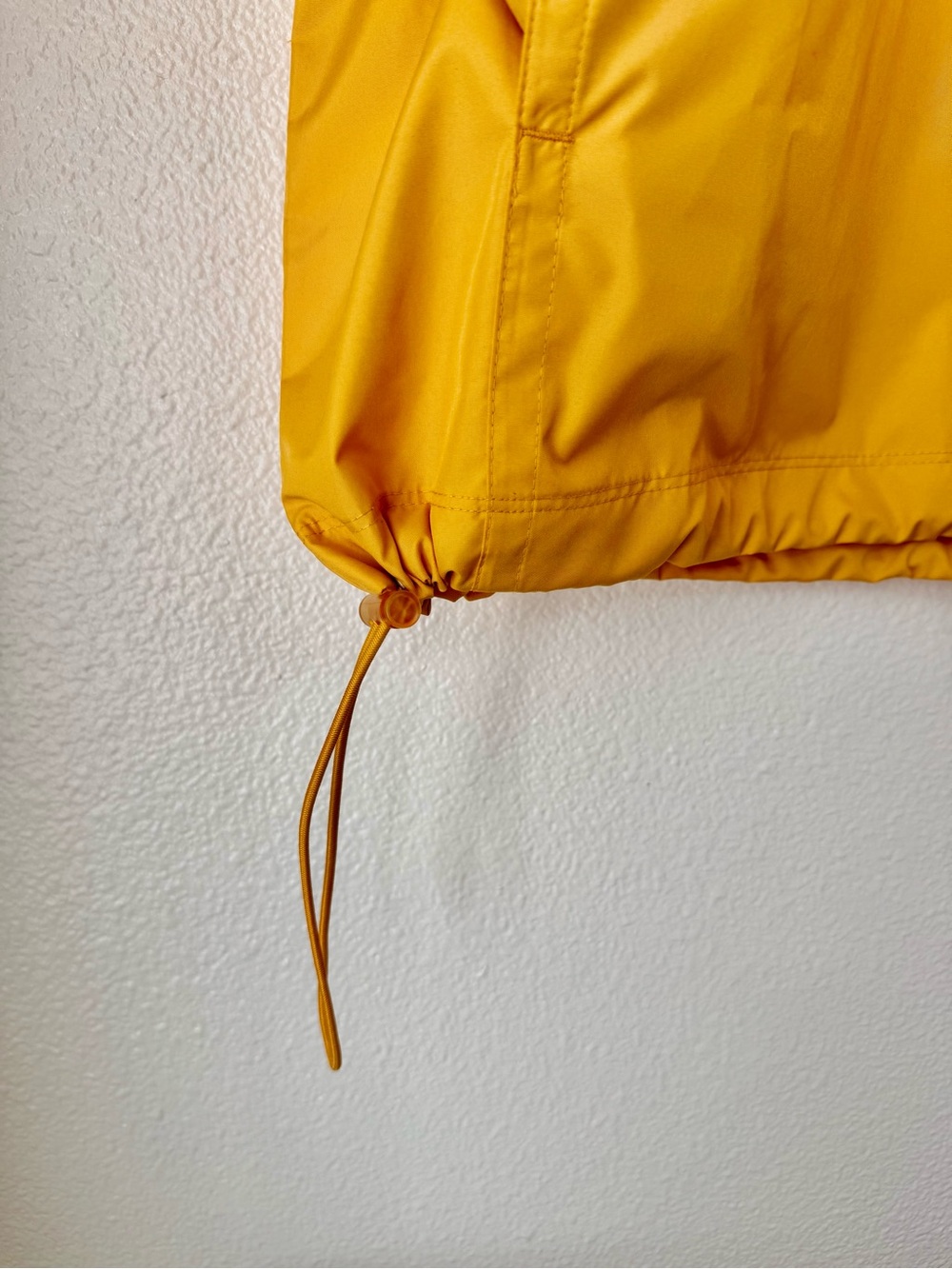 Vintage 90’s London Fog Yellow Hooded Anorak Rain Jacket Windbreaker Men’s XL - Picture 3 of 14
